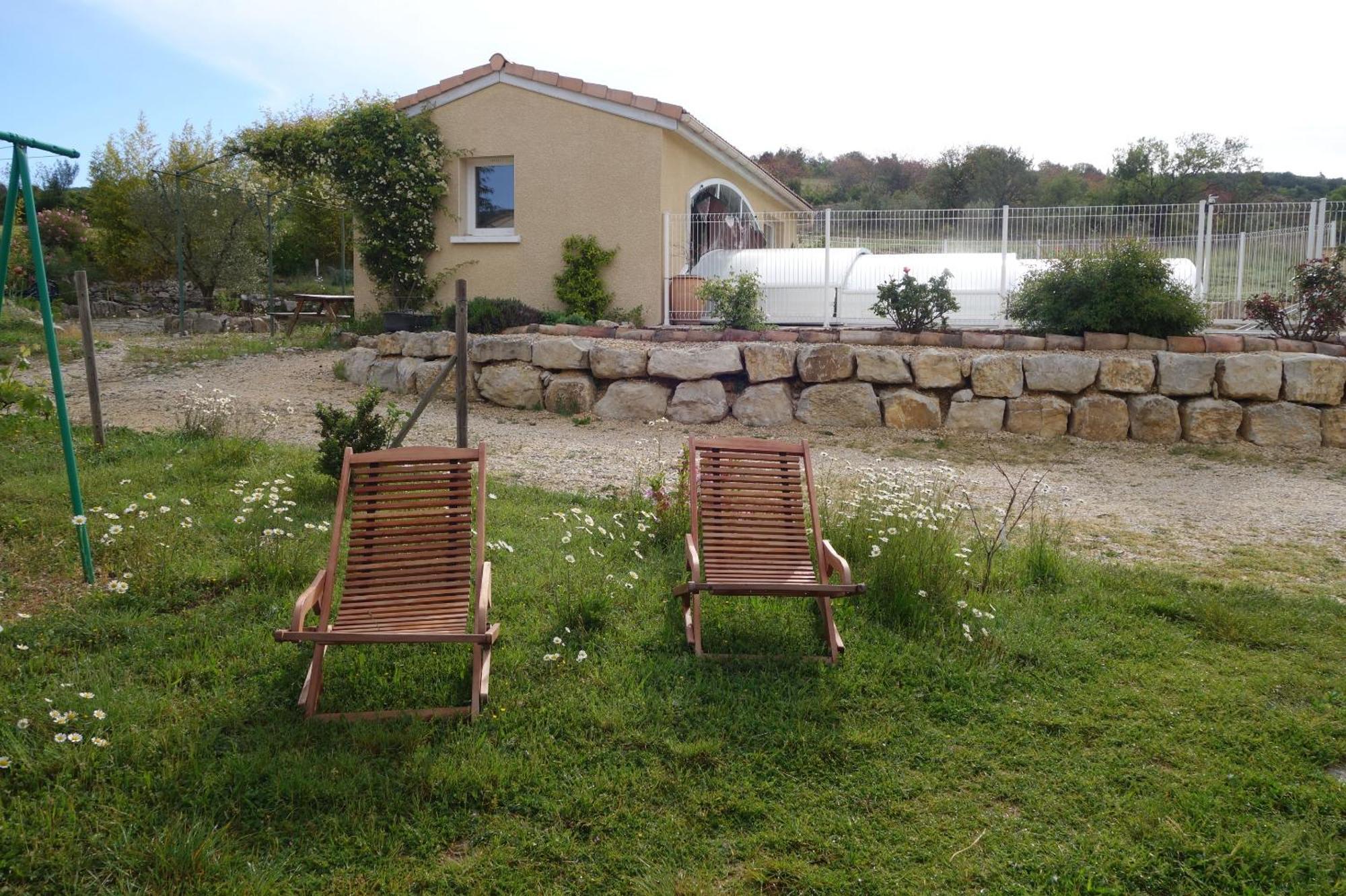 Gites Du Combeau Saint-Maurice-d'Ibie Luaran gambar